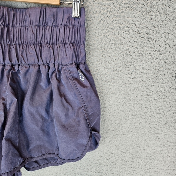 Free People Movement Womens The Way Home Shorts Sz M Purple Athletic - Picture 3 of 15